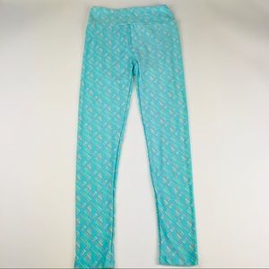 NWT LuLaRoe Leggings OS Turquoise